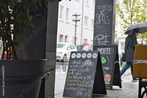 Tages Spezial ein Genuss bei dem schlechten Regen Wetter
