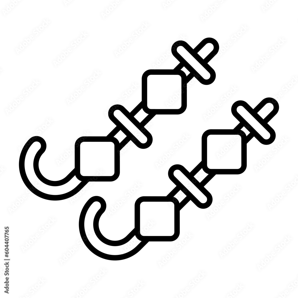 Barbeque Thin Line Icon Barbeque Thin Line Icon