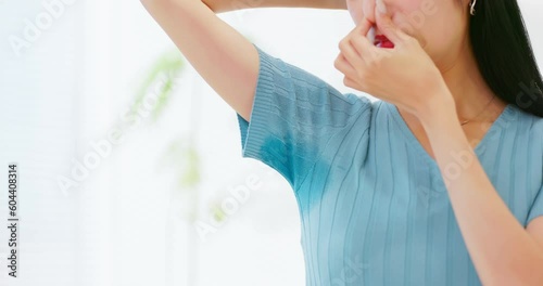 asian female armpit sweaty smelly photo