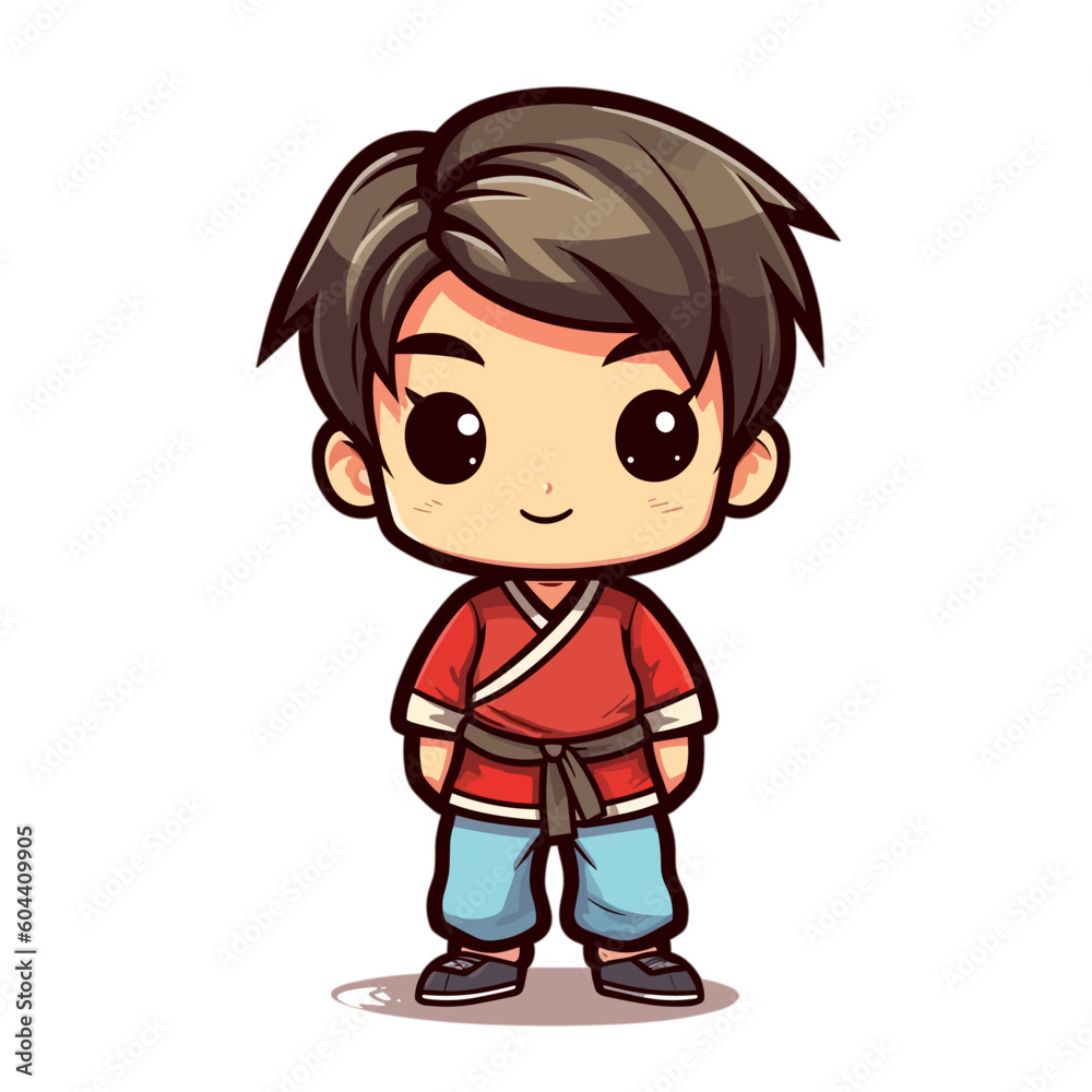 a little cute boy in Chinese traditional clothes style 2 a little cute boy in Chinese traditional clothes style 2