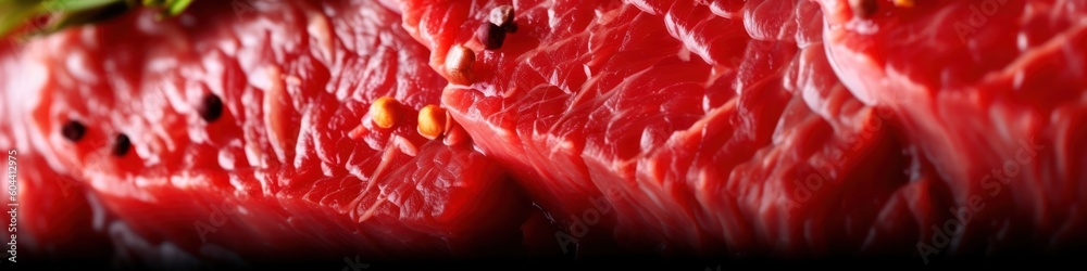 Fresh raw beef meat. Generative AI Fresh raw beef meat. Generative AI