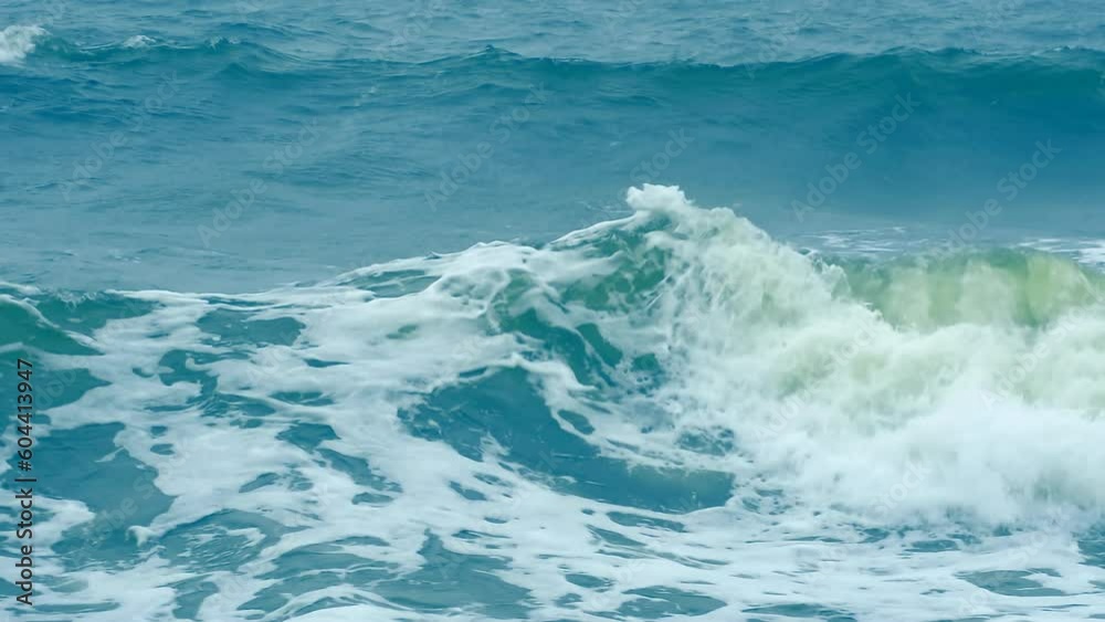 Sea water waves. Breaking blue water in slow motion, beach scene, close up, hd. ProRes 422 HQ. Sea water waves. Breaking blue water in slow motion, beach scene, close up, hd. ProRes 422 HQ.