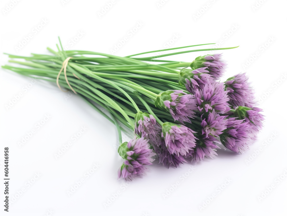 Fototapeta premium bunch of lavender on white