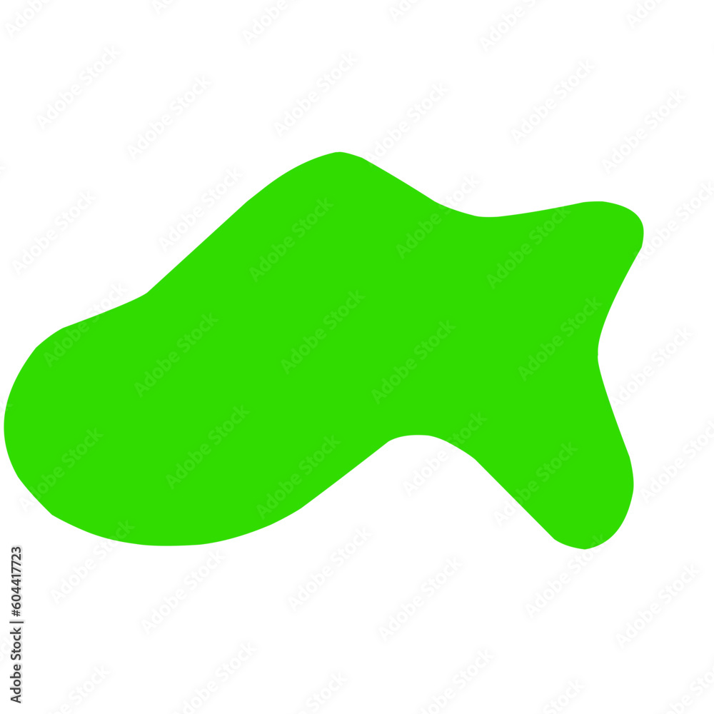Simple Abstract Shape Transparent Green Simple Abstract Shape Transparent Green