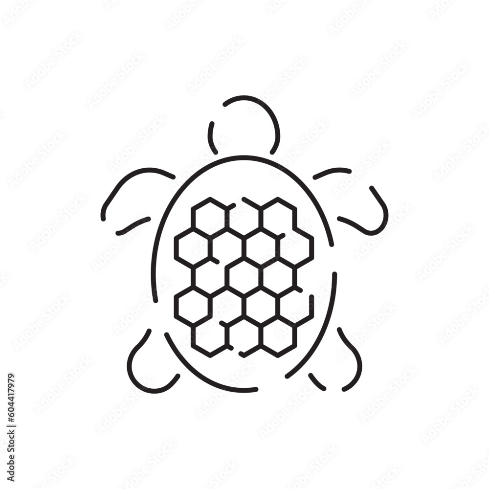 Obraz premium Sea food line icon. Fish restaurant. White meat. Food and Drinks Line Vector flat
