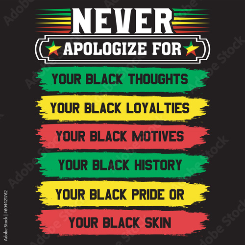 Never apologize for your black thoughts