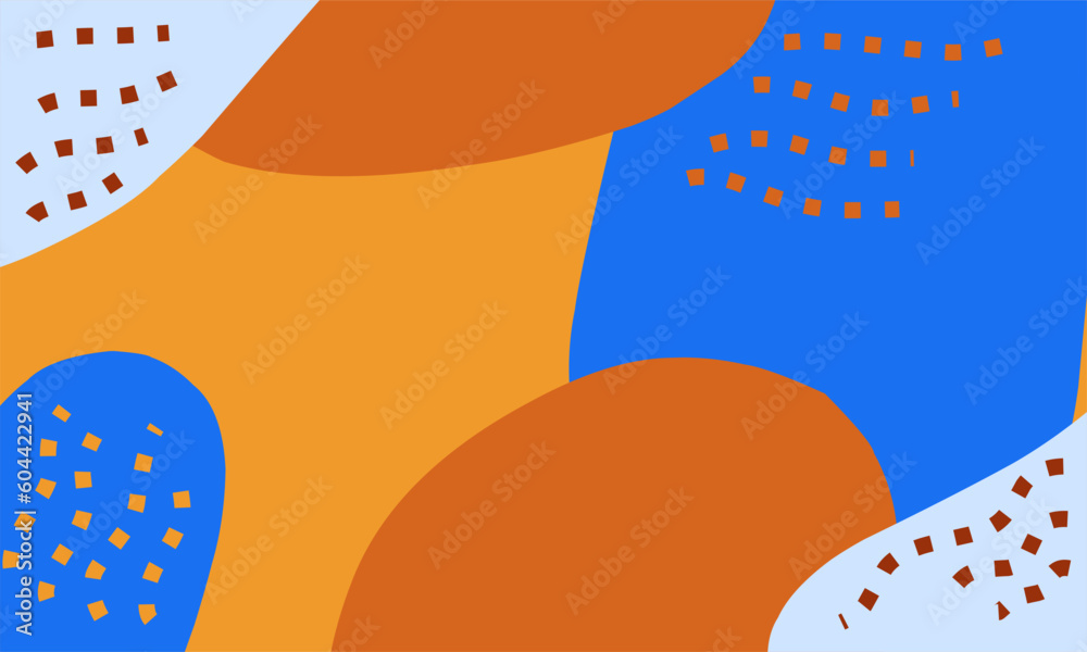 Fototapeta premium Abstract fun color pattern cartoon texture for doodle geometric background. abstract designs and shapes