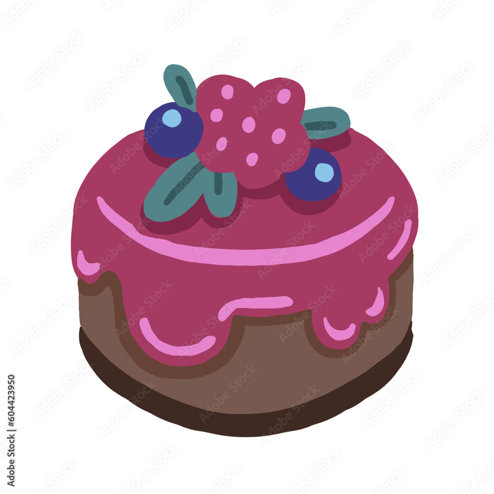 chocolate cake with cherries chocolate cake with cherries