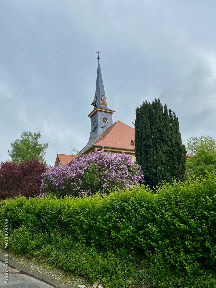 Die evangelische Kirche St. Petri im Stadtteil von Sondershausen Jechaburg Die evangelische Kirche St. Petri im Stadtteil von Sondershausen Jechaburg