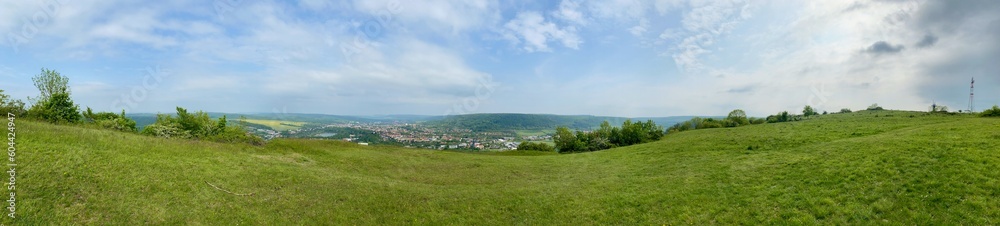 Der Frauenberg in Sondershausen, Blick auf die Stadt Der Frauenberg in Sondershausen, Blick auf die Stadt