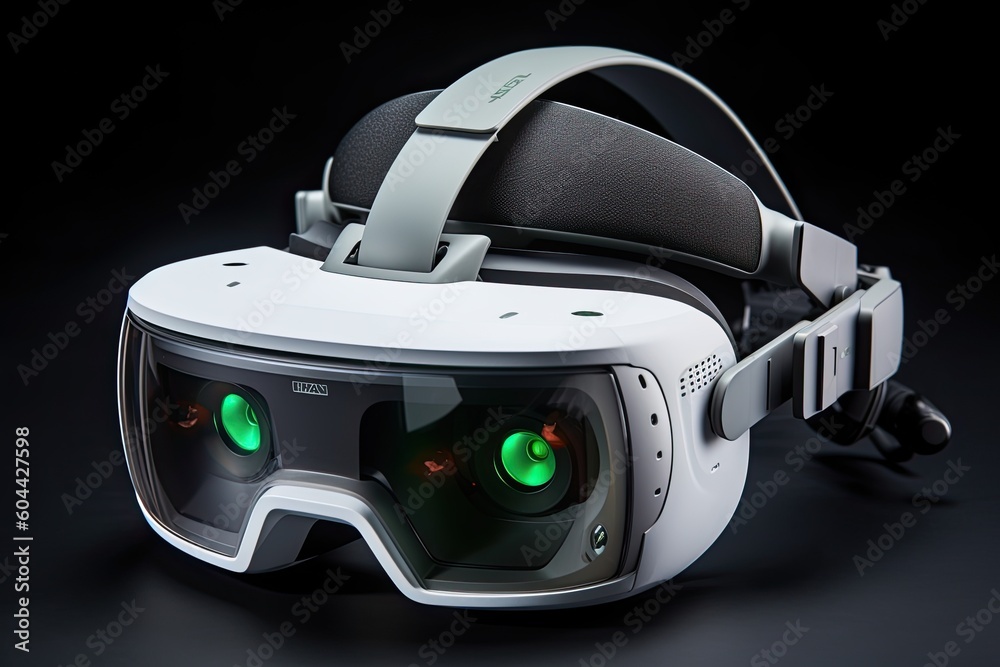 Fototapeta premium 3D RENDER OF VR HEADSET - XBOX - Generative AI