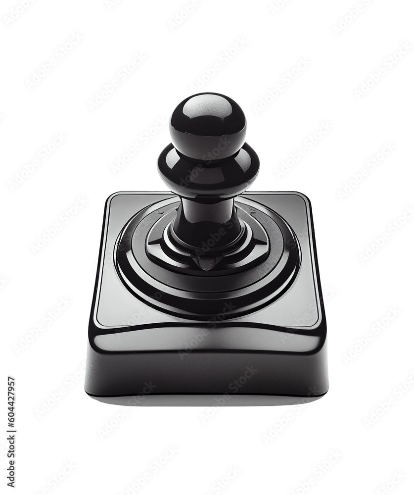 Joystick isolated on transparent background, created with generative AI Joystick isolated on transparent background, created with generative AI