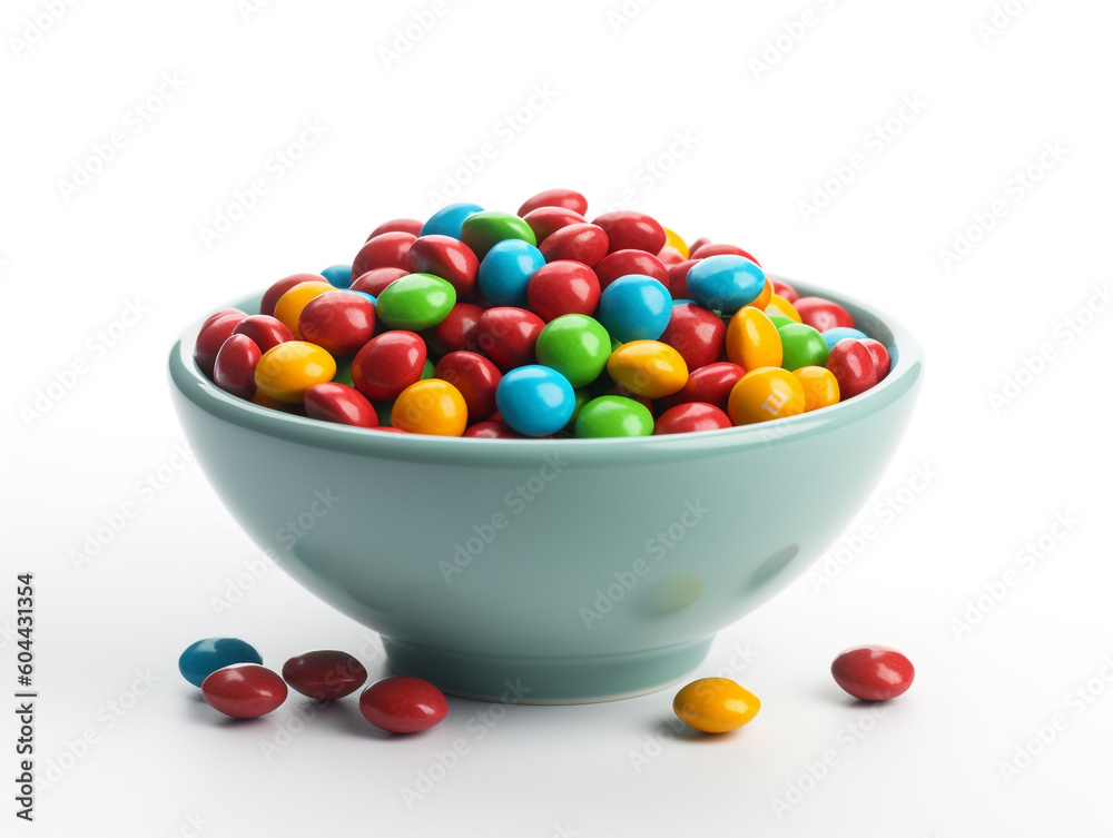 colorful jelly beans in bowl