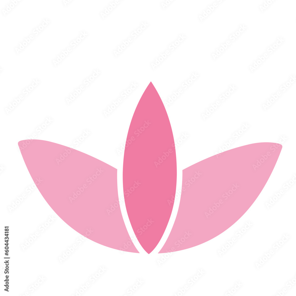 Lotus Flower Logo Icon
