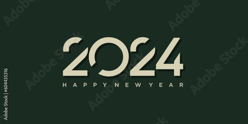 2024 logo design idea with modern creative concept