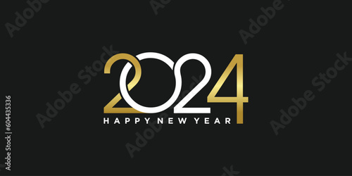 2024 logo design idea with modern creative concept