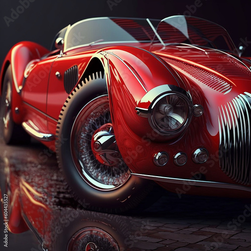 Red color car images free download
