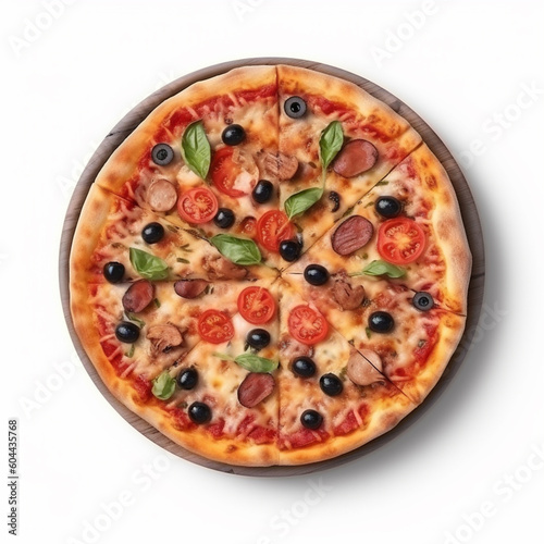 pizza isolated image on white background