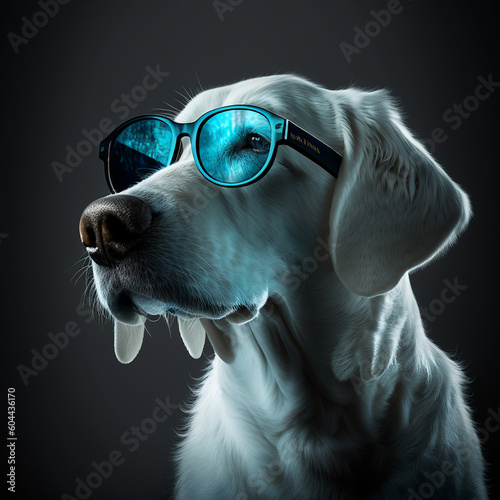 smart dog images with coat tie