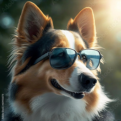 smart dog images with sunglass free download