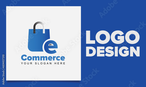 Vector Gradient logo for ecommerce business