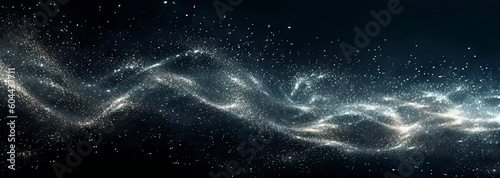 Particles dust abstract light motion background. Animation of shimmering particles. Perfect as a background for topics like cinematic or luxury and titles. 