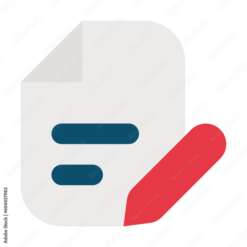 contract Flat graphic design finance icon contract Flat graphic design finance icon