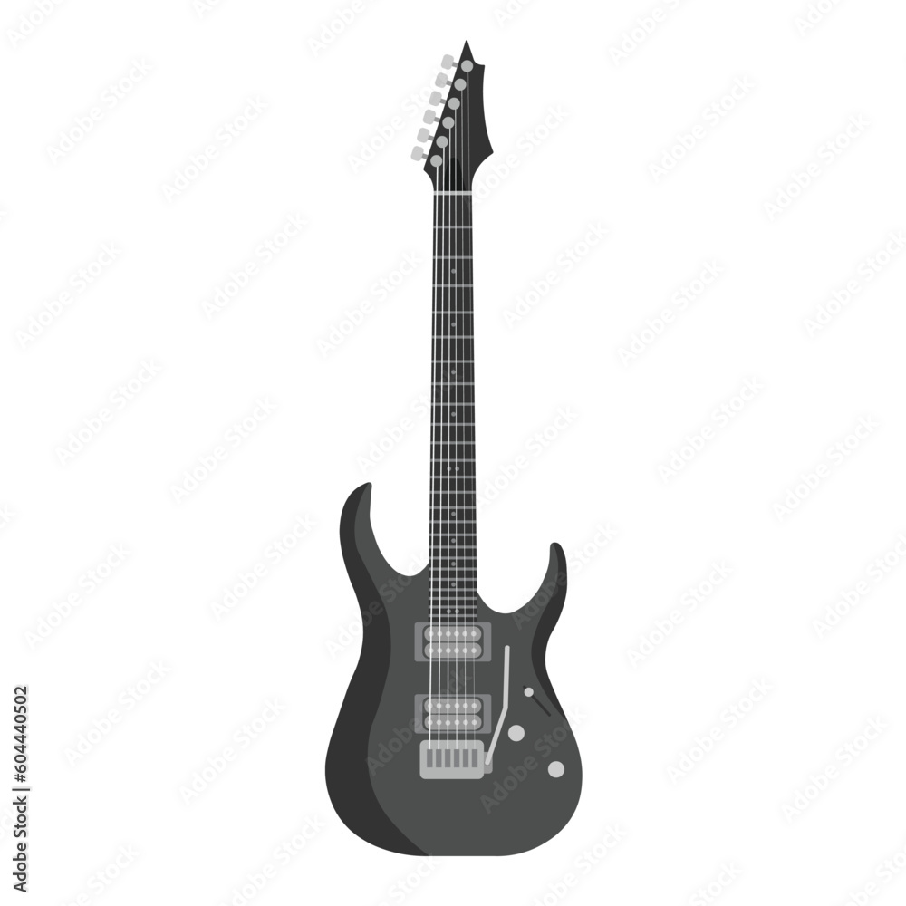 electric guitar isolated