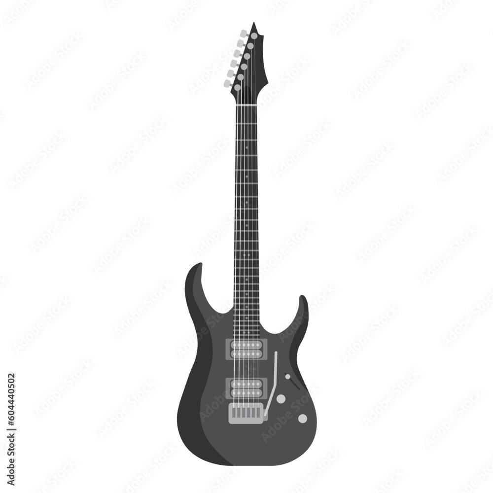 Naklejka premium electric guitar isolated