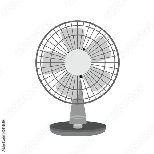 electric fan isolated on white