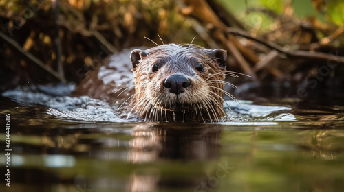 River Otter in the Wild