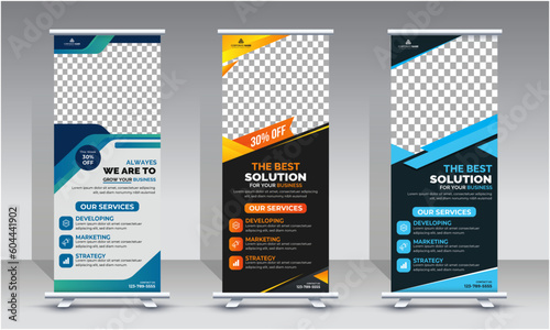 Business Agency Roll Up Banner Design