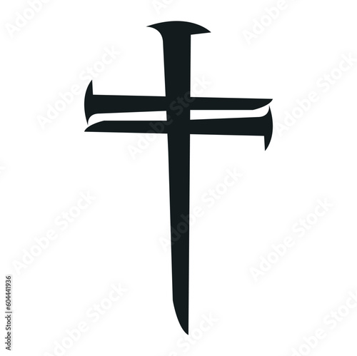 Nail Cross Christian Nail Cross Vector illustrator