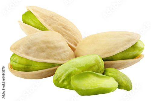 Wallpaper Mural pistachio isolated on white background, full depth of field Torontodigital.ca