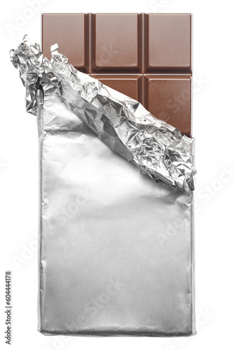 Принти на полотні chocolate bar, clipping path, isolated on white background