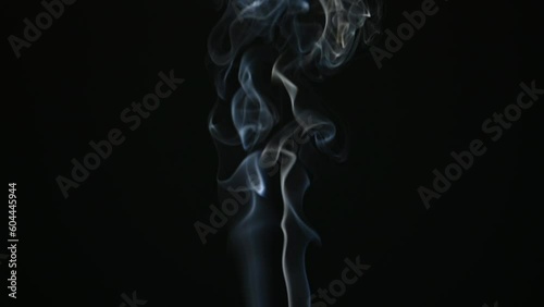 Wallpaper Mural Smoke Rises Ripples on Black Background Torontodigital.ca