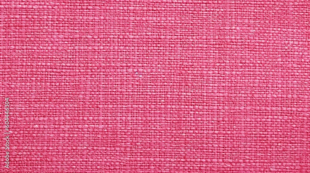 Fototapeta premium Pink Tweed Fabric Texture Background - Textile Material - Generative AI