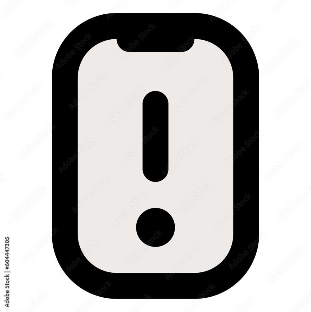 phone alert filled line, outline flat icon phone alert filled line, outline flat icon