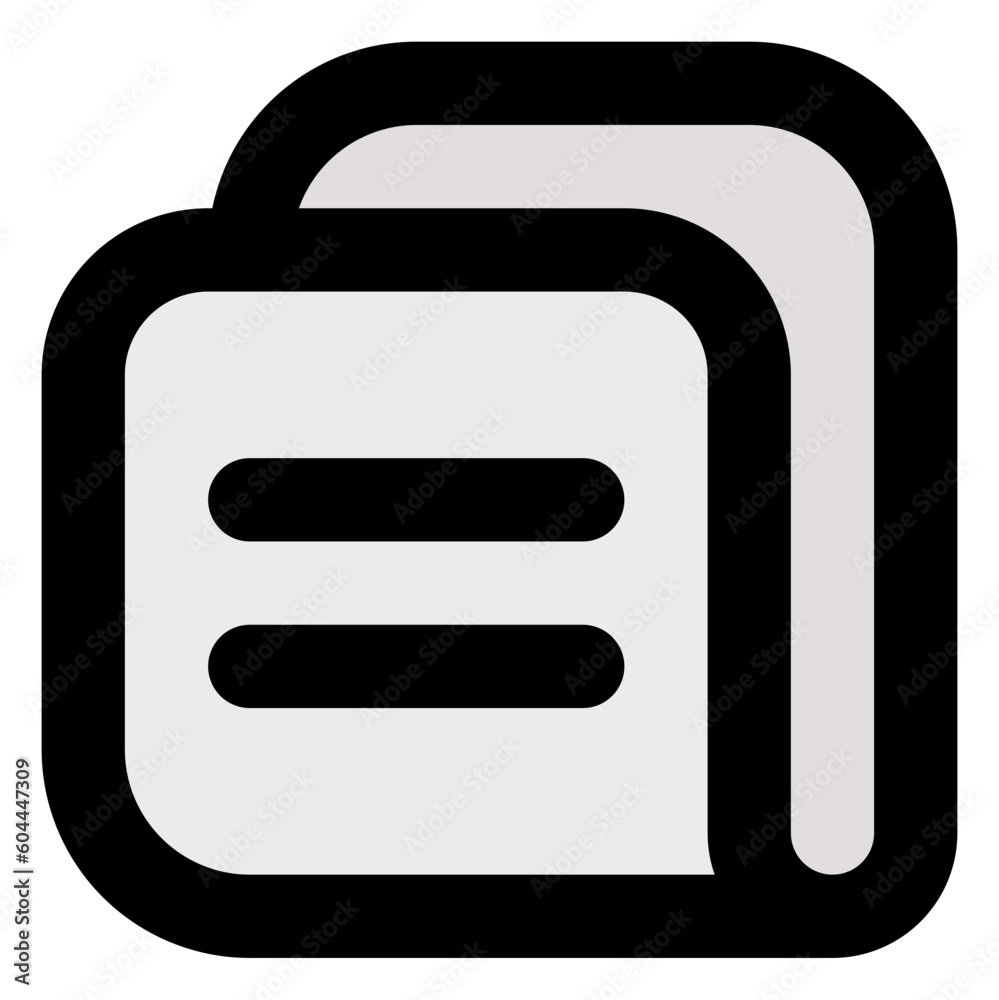 newsletter filled line, outline flat icon newsletter filled line, outline flat icon