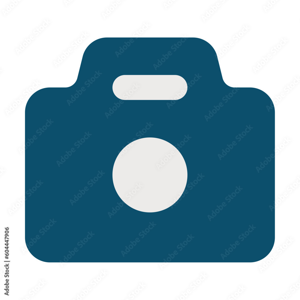 camera Flat graphic design icon camera Flat graphic design icon