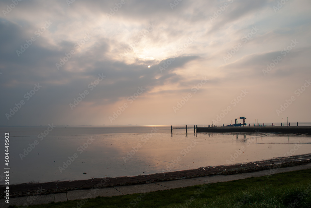 Abenddämmerung am Wattenmeer