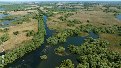 Danube Delta aerial view © Matyas Pongracz