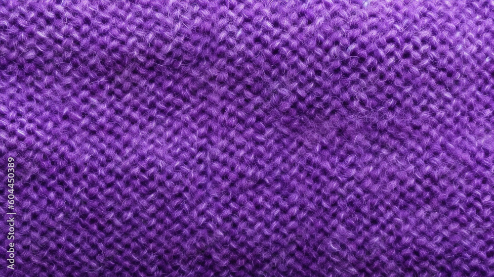 Purple Tweed Fabric Texture Background - Textile Material - Generative AI Purple Tweed Fabric Texture Background - Textile Material - Generative AI