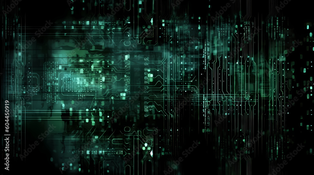 Digital Connections Unveiled: Circuit Boards and Network Visualizations ...