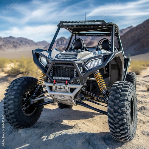 Polaris RZR or Can Am Maverick, off-road vehicle 