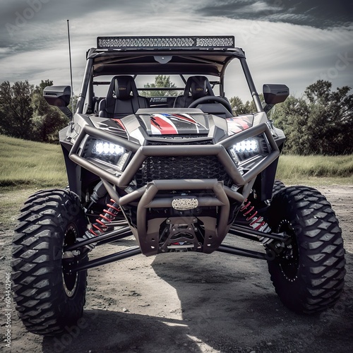 Polaris RZR or Can Am Maverick, off-road vehicle  photo