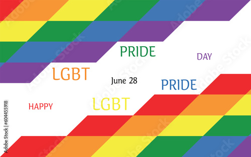 Love Shines: Poster announcing LGBT Pride Day Celebration on June 28th.
