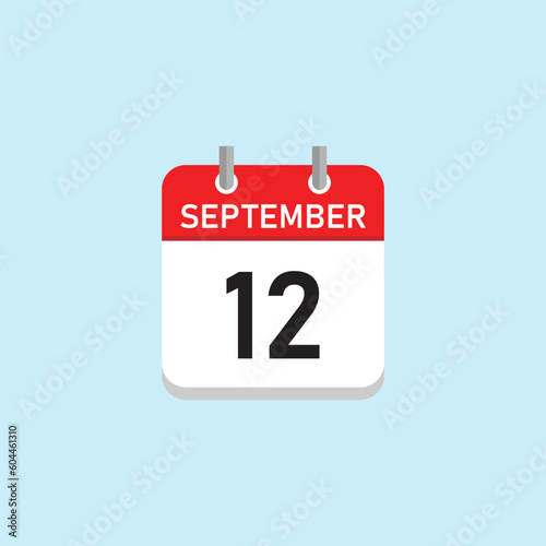 September 12 Concept Design. Vector Illustration.