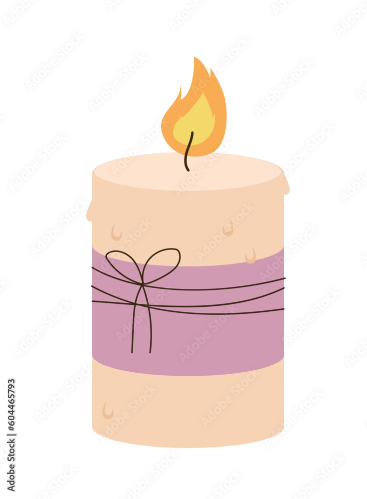 Spa candle concept Spa candle concept
