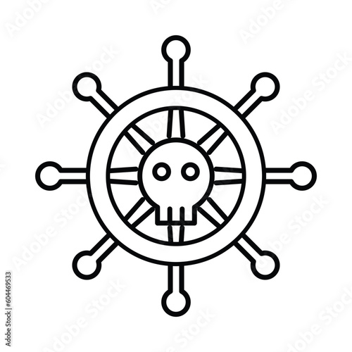 wheel, ship wheel, skull, ocean ship wheel, steering , Pirate, ship wheel icon